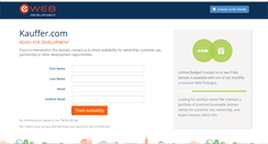 Desktop Screenshot of kauffer.com